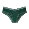 thumbnail image 5 of Bigersell Ladies Underwear Panties Cotton Clearance Underwear Women Seamless Bikini Panty Style P-1214 Polyester Bikini Panties Ladies Thong Underwear Briefs High Waist Women's Panties Green L, 5 of 5