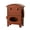 Red Circle, variant on Ruanlalo Robot Shaped Mini Storage Cabinet Wooden Jewelry Box Drawer And Tissue Holder Desktop Organizer for Jewelry Cosmetics Vanity Table Dormitory Bedroom
