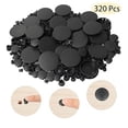 thumbnail image 3 of 320 Plug Hole Plugs, Hole Cover Snap-In Keyhole Plugs,(Black), 3 of 7