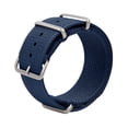 thumbnail image 2 of mdesiwst Nylon Watch Strap Replacement Breathable 18/20/22MM Women Men Braided Watch Wristband with Metal Pin Buckle Watch Accessories, 2 of 8