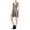 Metallic - silvergrey, variant on bar III Womens Fit & Flare A-line Dress, Metallic, X-Small