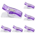 thumbnail image 1 of Sewing Clips, 10 Pcs Premium Quilting Clips, Versatile Craft Clips for Quilting, Fabric, Binding, Crocheting, Kniting etc,Purple*10, 1 of 9