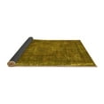 thumbnail image 2 of Ahgly Company Indoor Square Oriental Yellow Industrial Area Rugs, 7' Square, 2 of 4