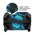 thumbnail image 2 of Gukieu Blue Viper Snake Closeup Face Print Suitcase Protective Cover, Elastic Zipper Buckle Suitcase Protective Cover, Suitable for Travel, Business Trip-Large, 2 of 7