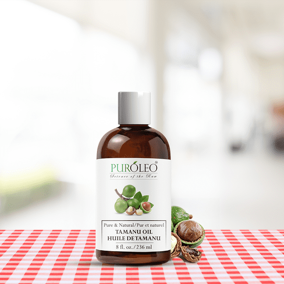 PUROLEO Tamanu Oil 8 Fl Oz/236 ML (Packed In Canada) 100% Pure Certified | Natural Cold Pressed Unrefined Oil for Hair & Face Premium packaging with Eye Dropper tamanu oil for face skin virgin
