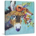 thumbnail image 2 of Marmont Hill Floral Donkey by Elizabeth St. Hilaire Canvas Wall Art, 2 of 7