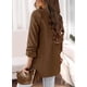thumbnail image 2 of Blazer PRETTYGARDEN para mujer 2024, con frente abierto, frente abierto, color café, XXL, 2 of 6