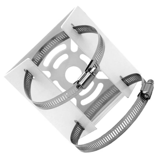 HOMEMAXS Security Camera Mount Bracket Camera Pole Mount Adapter With Fixing Rings For Camera