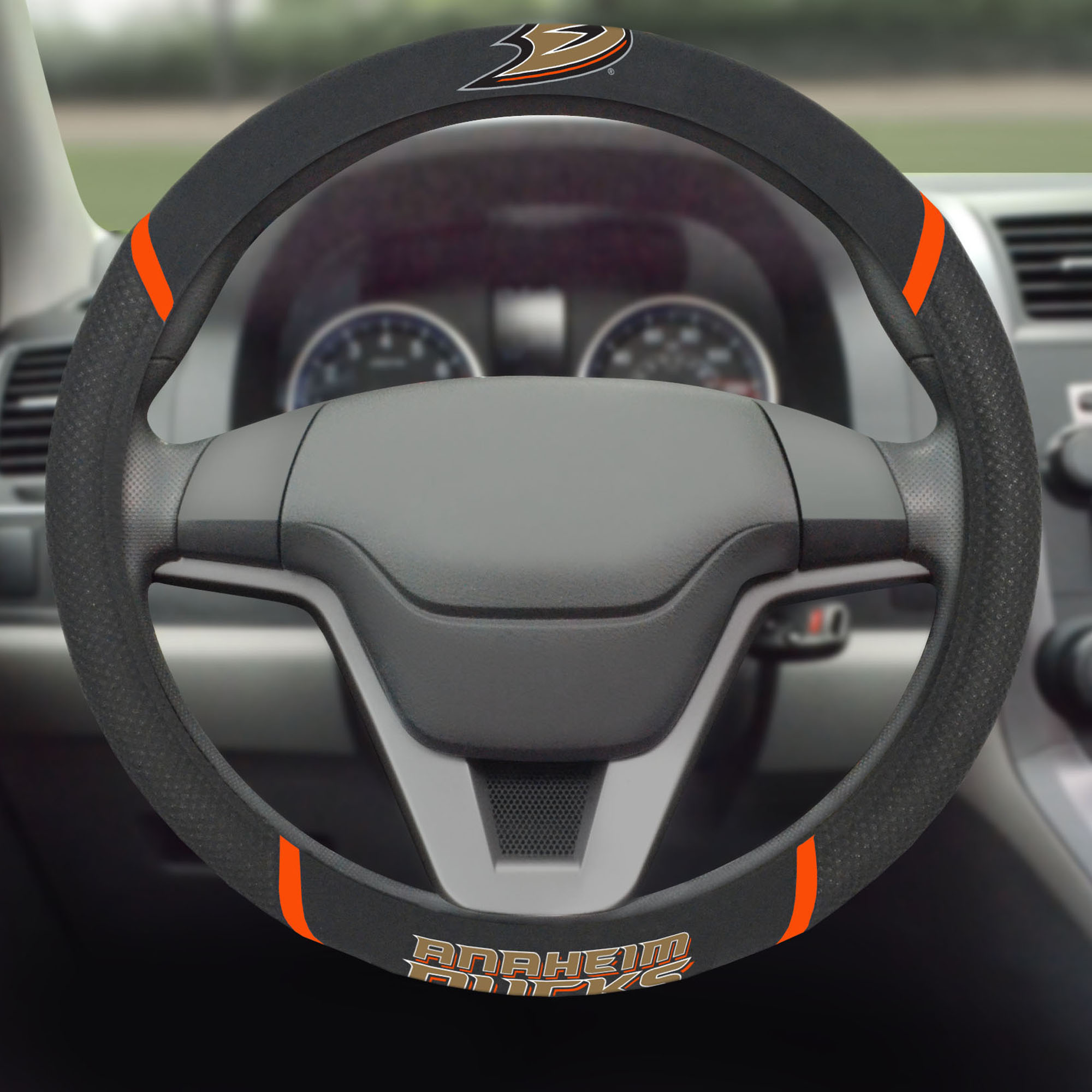 Anaheim Ducks Steering Wheel Cover 15"x15" - image 2 of 2