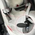 thumbnail image 4 of Easicozi Baby Car Seat Shoulder Straps Positioner Seatbelt Fixing Clip, 2 Pack, Black, 4 of 8