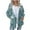 Sky Blue, variant on Riecok Womens Fleece Jackets Plus Size Long Sleeve Hooded Jackets Zip Up Coats with Pockets Sequin Stylish Cozy Clothes