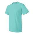 thumbnail image 4 of COUVER Durable High Density Cotton Heavyweight T Shirt Scuba Blue 3X-Large (Mens), 4 of 5