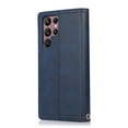 thumbnail image 2 of Allytech Wallet Case for Samsung Galaxy S22 Ultra 5G, Multiple Cards Slots Cash Pocket Purse Stand Magnetic Clasp Hand Wrist Wallet Cover for Samsung Galaxy S22 Ultra 6.8" 2022 - Darkblue, 2 of 6