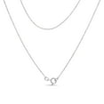 thumbnail image 3 of 10K White Gold 1/10 Cttw Miracle Set Round-Cut Diamond Solitaire 18" Pendant Necklace (H-I Color, SI2-I1 Clarity) - Choice of Shapes, 3 of 6