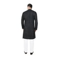 thumbnail image 3 of TRILOKI Mens Embroidered Sequined Kurta Pajama Set Rayon Ethnic Indian Traditional Wear, 3 of 6