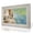 White Frame+22" TV Mirror, variant on Soulaca 22 inches Smart Mirror webOS TV Antique White Decor Frame Built-in WiFi ATSC Waterproof TV Fireplace Dining Area Bathroom