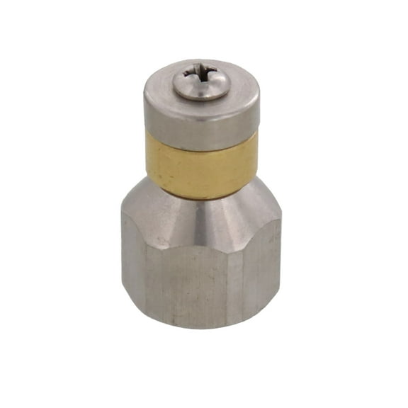 Erie Tools Rotating 3/8" Sewer Jetter Nozzle for Drain Cleaning 9.0 Orifice