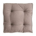 thumbnail image 2 of PRINxy Plush Cushion Butt Pad Office Long-term Dormitory Thickened Dining Chair Seat Cushion College Student Classroom Butt Pad Coffee, 2 of 6