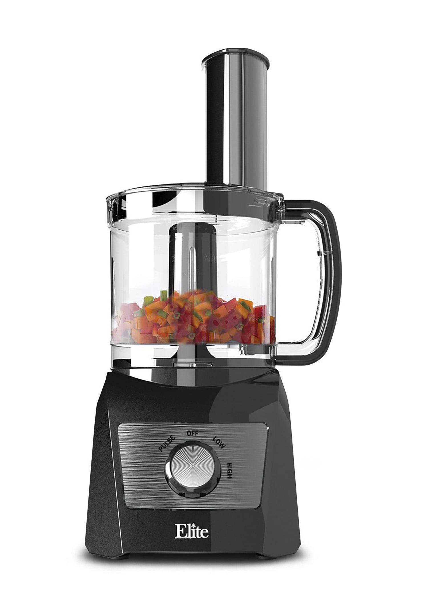 Elite Platinum EFP-7719 3-Cup Food Processor, Black - Walmart.com