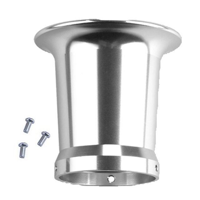 Copa de filtro de aire de carburador Sunnimix 50 mm Aluminio Plata Taza colectora de aire
