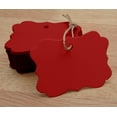 thumbnail image 4 of 100 Pcs Scallop Edges Cardstock Hang Tag Wedding Party Favor Gift Tags With Free Natural Jute Twine - Colors Available, 4 of 8