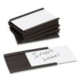 thumbnail image 3 of U Brands 5157U00-30 3 in. x 1.75 in. Magnetic Card Holders - Black (10/Pack), 3 of 7