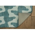 thumbnail image 5 of Linon Outdoor Washable Area Rug Collection, Aqua and Green, 2' x 3', 5 of 7