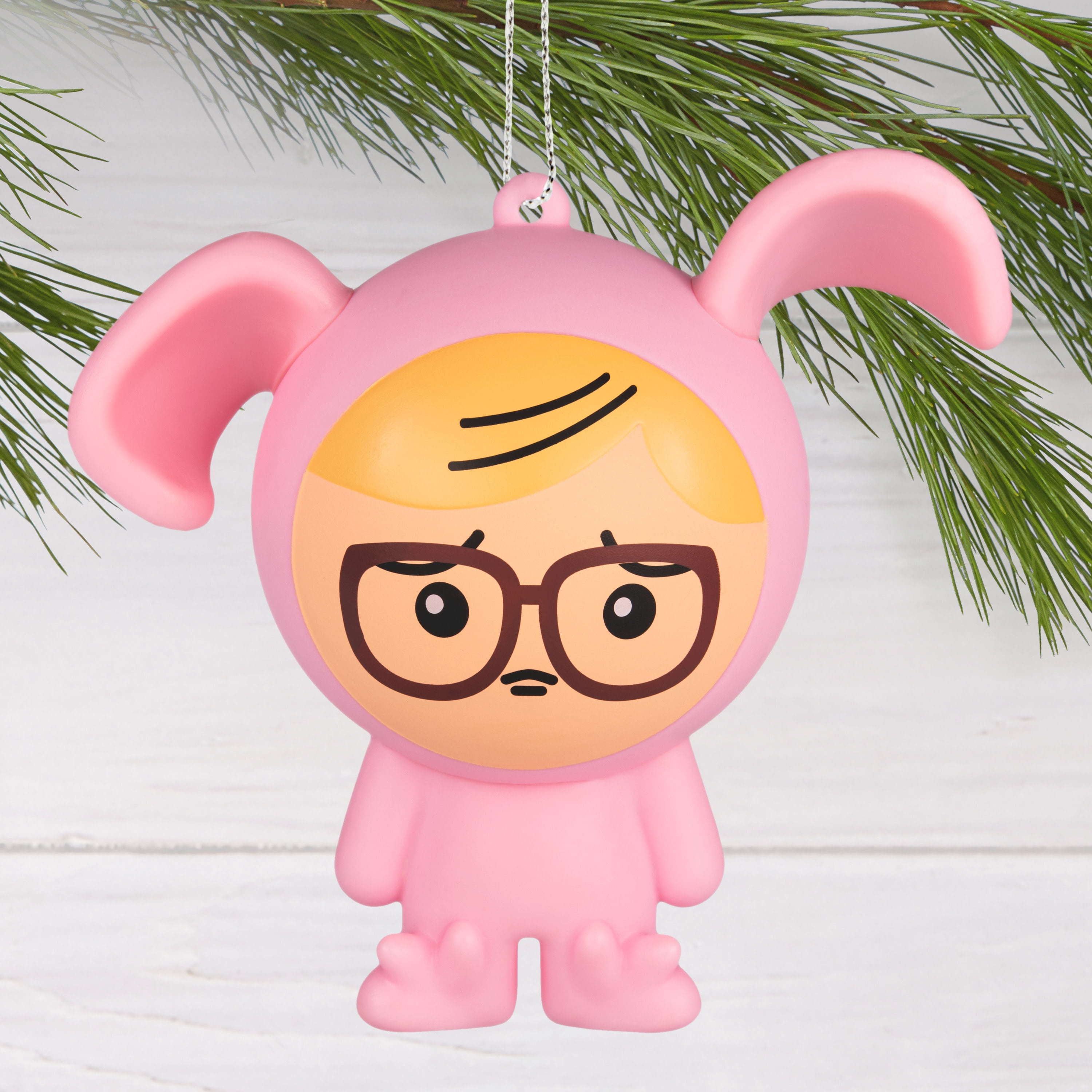 Hallmark Ornament (A Christmas Story Ralphie Bunny Suit, Shttrprf), 1 Count