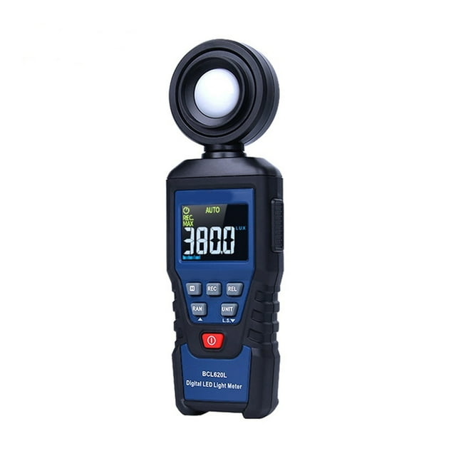 Digital Photometer Photographic Lighting Test Photometer Handheld LED Photometer Data Retention Precision Photometer Suitable for Supermarkets, Beaches, Farms ,Easy to Carry