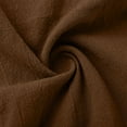 thumbnail image 6 of QATAINLAV Wide Leg Pants for Women Summer Baggy Flowy Linen Palazzo Pants Beach Casual Elastic Waist Trouser with Pockets Brown XL Mothers Day Gifts, 6 of 7