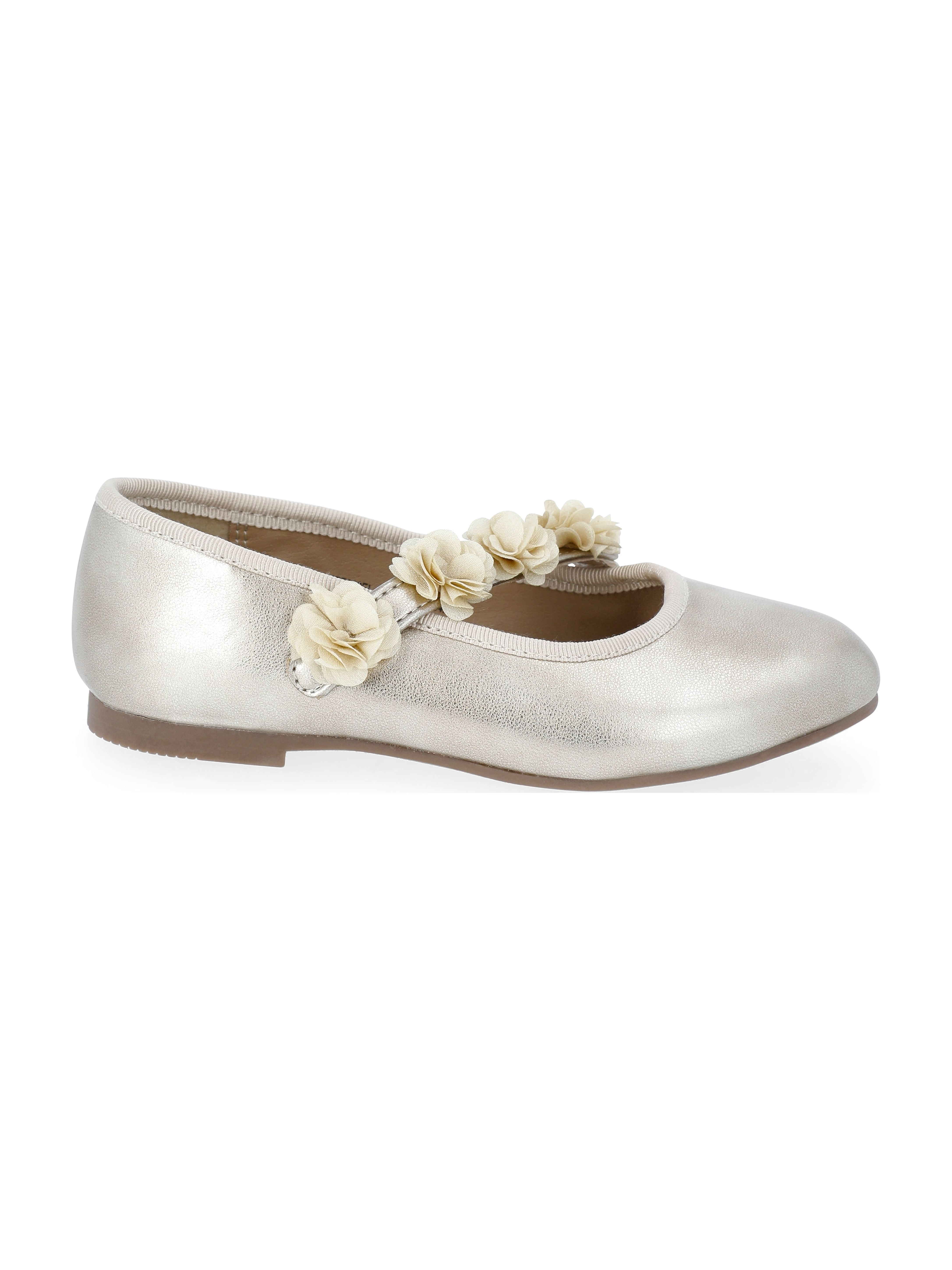 Wonder Nation Toddler Girls Ballet Dress Flats with Floral Strap