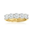 thumbnail image 4 of Ross-Simons 2.00 ct. t.w. Diamond 5-Stone Ring in 14kt Yellow Gold, Women's, Adult, 4 of 6
