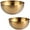 Gold, variant on Stainless Steel Salad Bowls, Mixing Bowls, Nesting Bowls, Snacks Bowls, Serving Bowls for Mixing, Cooking, Baking, Prepping, Set of 2, Small & Large - 5.9 & 7.9 Inch (Silver)