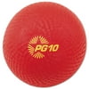 "Champion Sports Playground Ball, 10"" Diameter, Red"