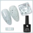 thumbnail image 1 of BOZLIN-Gel de purpurina para uñas, esmalte semipermanente para capa superior de uñas, Color rosa y Nude, 7,3 ml, 1 of 4