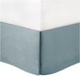thumbnail image 3 of JERFIT King Size 8-Piece Jacquard Comforter Set, Luxury Damask Medallion Bedding Ensemble with Bed Skirt & Decorative Pillows, Aqua and Silver, All-Season Hypoallergenic Polyester, 3 of 9
