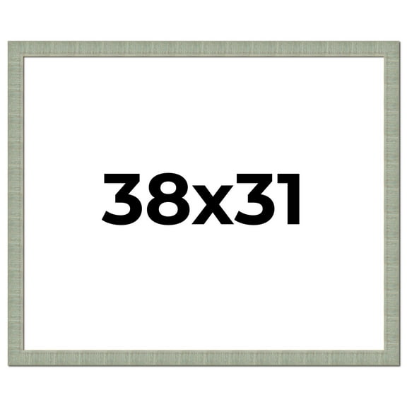 38x31 Frame Green Desert Pear Solid Wood Picture Frame | 1.625 Inch Moulding Width | Interior Frame