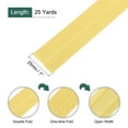 thumbnail image 2 of Uxcell Cotton Single Fold Bias Tape Continuous Bulk Bias Tape for Sewing Seaming Quilting Hemming Binding Crafts Lemon Yellow 1 Inch x 25 Yards, 2 of 7