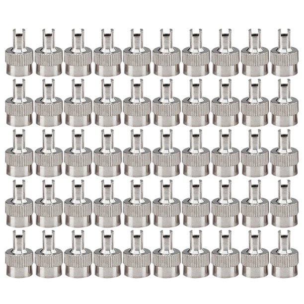 Válvula Ranurada Capa Del Vástago 50 Piezas Válvulas Neumáticos Tallas Tapa A Prueba Fuga para Automóviles SUV Camiones Motocicleta