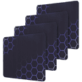 thumbnail image 2 of Miangastore Mouse Pad Mat Anti Skid Rubber Dark Blue 4Pcs 10.2X8.3X0.1In, 2 of 8