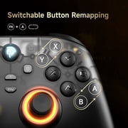 EasySMX Pro Wireless Gaming Controller with Charging Dock and Hall Effect Joysticks & Triggers, RGB Lighting for PC/iOS/Android/Switch