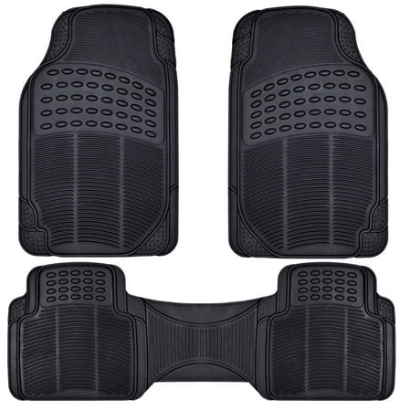 Bdk Front And Back Proliner Heavy Duty Car Rubber Floor Mats For