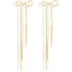 thumbnail image 1 of Pendientes de lazo dorados para mujer, pendientes de lazo de moda, bonitos pendientes con lazo, joyería de lazo, regalos para niñas adolescentes, 1 of 4