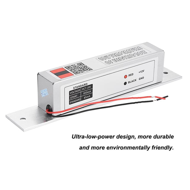 Cerradura De Cerrojo De Mortaja Eléctrica Cerradura De Perno De Baja Temperatura Modo Nc Para Control De Acceso De Puerta Vogacara EL007497-00