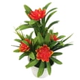 thumbnail image 1 of Coofit Fleur en Pot Artificielle Décorative Lotus Réaliste Fausse Fleur Plante en Pot, 1 of 4