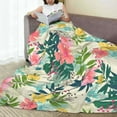thumbnail image 6 of Sikiie Tropical Flowers Ultra-Soft Micro flannel Blanket Luxury All Seasons Warm Blanket for Bedding Sofa and Travel (4 sizes)-50"x40", 6 of 7