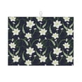 thumbnail image 1 of Bingfone Lilies Flowers 18" x 24"Dish Drying Mat for Kitchen Counter,Ultra Absorbent Microfiber, 1 of 7