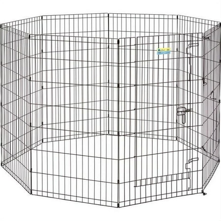 UPC: 0027773024842 | Midwest 277344 42 in. Contour Exercise Pet with Door Black
