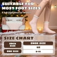 thumbnail image 2 of UNEEI Fuzzy Socks with Grips,Thick Warm Cozy Fluffy Non Slip Slipper Socks, 6 Pairs Colorful Fluffy Socks for Women, 2 of 8