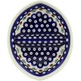 thumbnail image 2 of Polish Pottery 8-inch Divided Dish (Mosquito Theme) Hand Painted in Boleslawiec, Poland + Certificate of Authenticity, 2 of 6